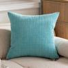 1pc 17.72×17.72inch Corduroy Big Corn Kernel Plush Cushion Cover Sofa Pillow Cover Home Bed Decoration