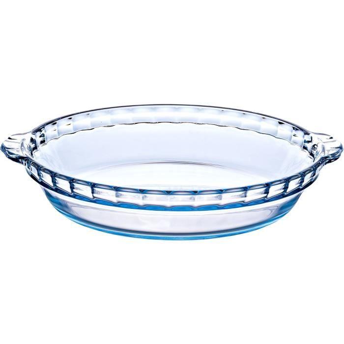 Moule À Tarte - PYREX - BAKE&ENJOY - Verre Borosilicate - 26x23 Cm - Résistant Aux Chocs Thermiques