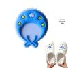 Blue Cartoon PVC Shoe Buckle: Cute Detachable Ornament for Hole Shoes