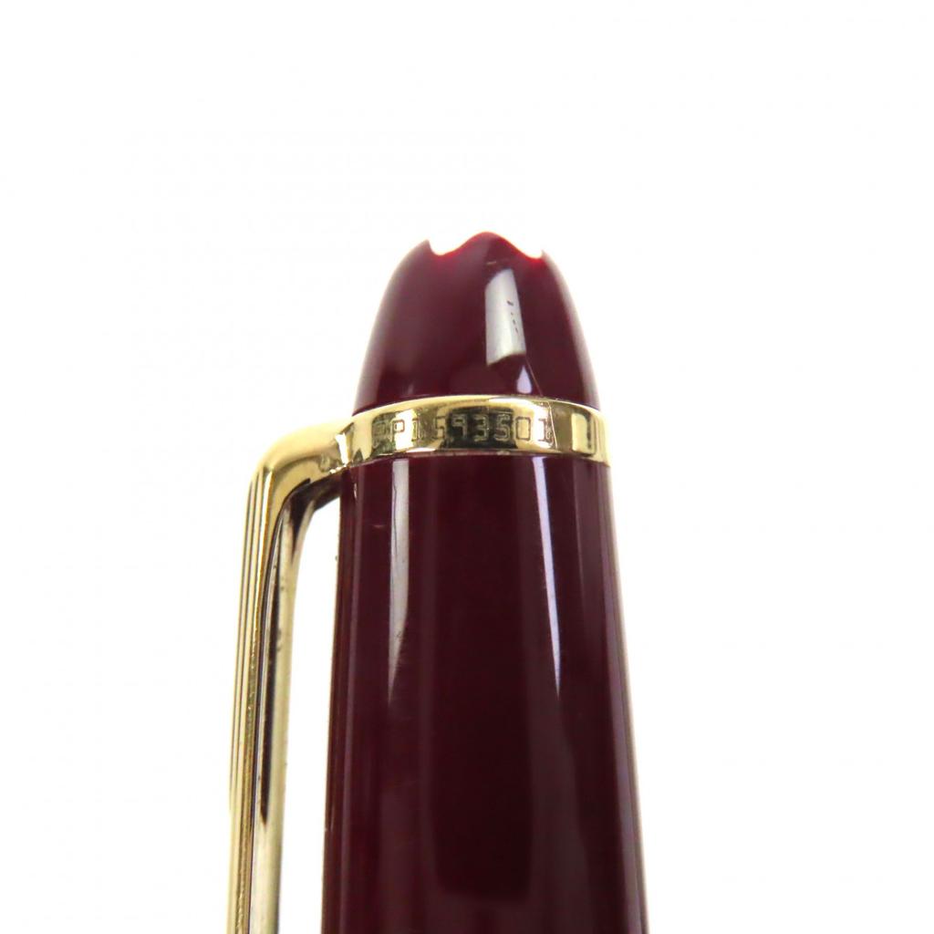 Very Good MONTBLANC fountain pen Meisterstück Classic white star Bordeaux 18K Used
