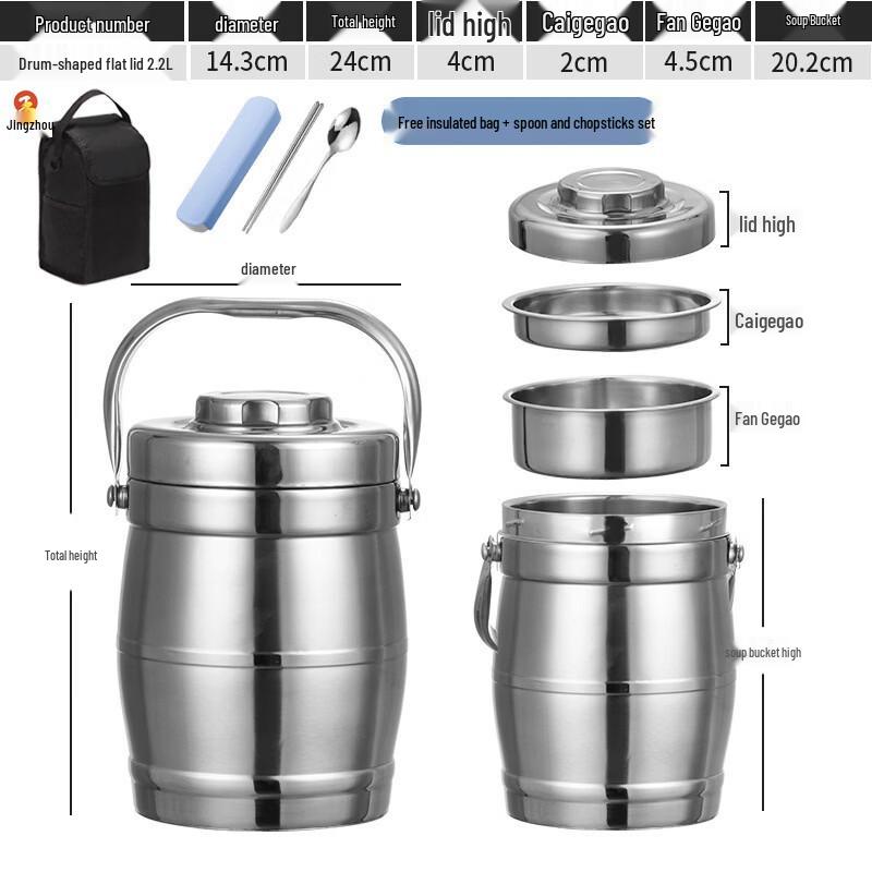 Jingzhou Stainless Steel Insulated Food Container