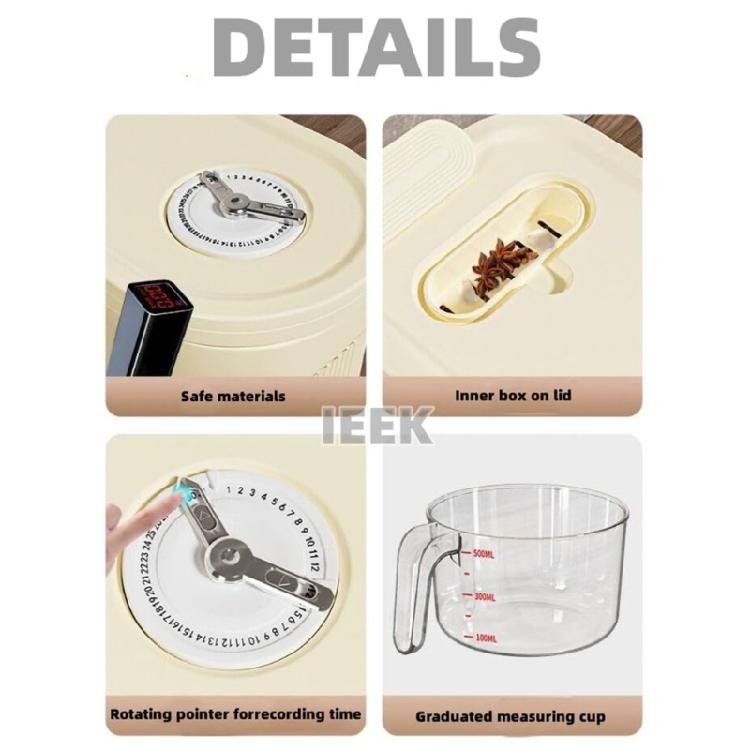 Kitchen Rice and Grains Storage Container with Airtight Lid Moisture Proof Cereal Dispenser Large Capacity Rice Bin