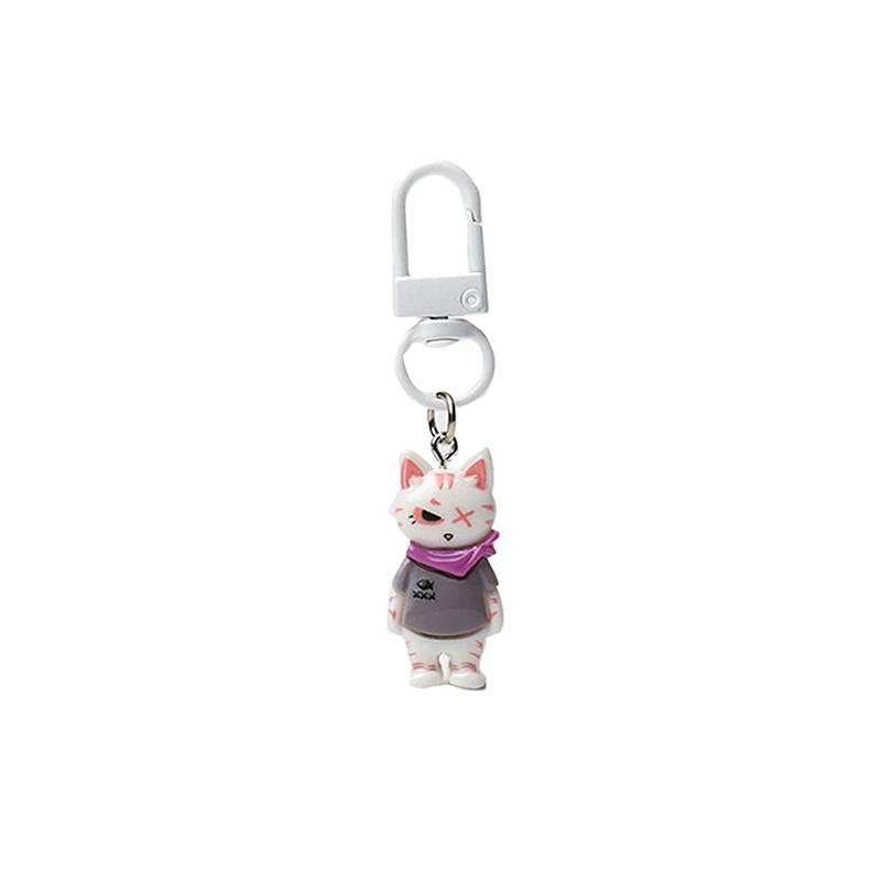 Kawaii Lovely Versatile Cat Keyring Cartoon Cat Keychain Pendant  Cute Backpack Hanging Ornaments Accessories Gifts