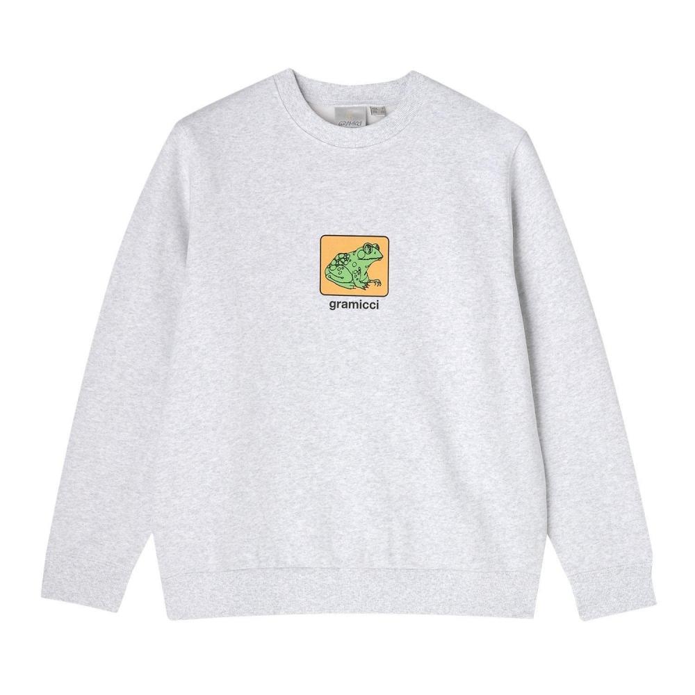 GraMicci M Toad Sweatshirt G5fu J095 Heather Ash XL