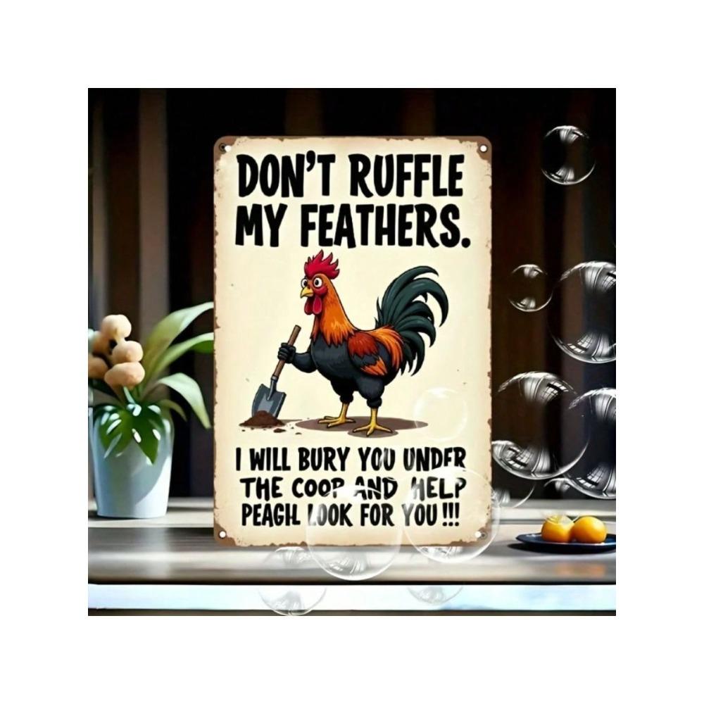 Vintage Tin Sign Wall Decor Metal Plaque Retro Home Art