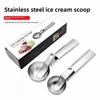 Multifunctionele Ijslepels Roestvrij Staal Dual-Purpose Scoop Fruit Watermeloen Lepel Bal Scoop Huishoudelijk Ijs Gereedschap