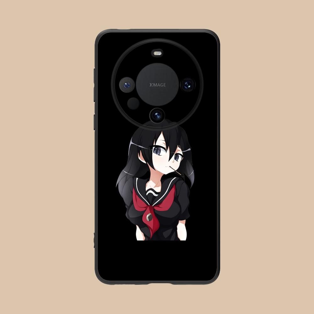 Akame Kurome Matte TPU Mobile Phone Case for Huawei Mate 60 50 40 30 20 10 Pro Plus Lite E 5G Colorful Printing Cover