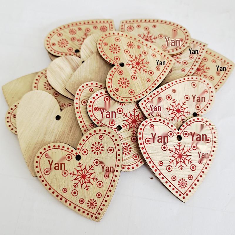 DIY Wooden Christmas Ornaments: Snowflake, Heart, and Star Pendants