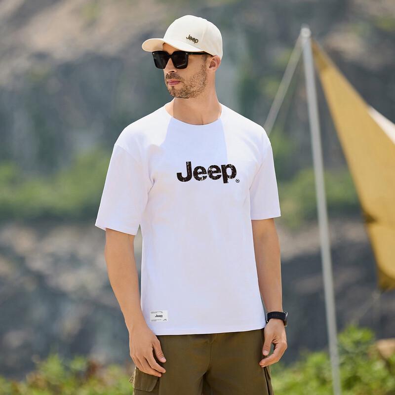Jeep Men s Cotton Casual Short Sleeve T-Shirt L