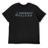 Dassault Falcon Logo T-Shirt Louboutins Anime T Shirts Oversized T Shirt Korean Fashion Mens T Shirts