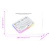 PS5 Slim/Pro Console Multi-function Cooling Storage Stand with Headset Hanging Rack,RGB Colorful Light