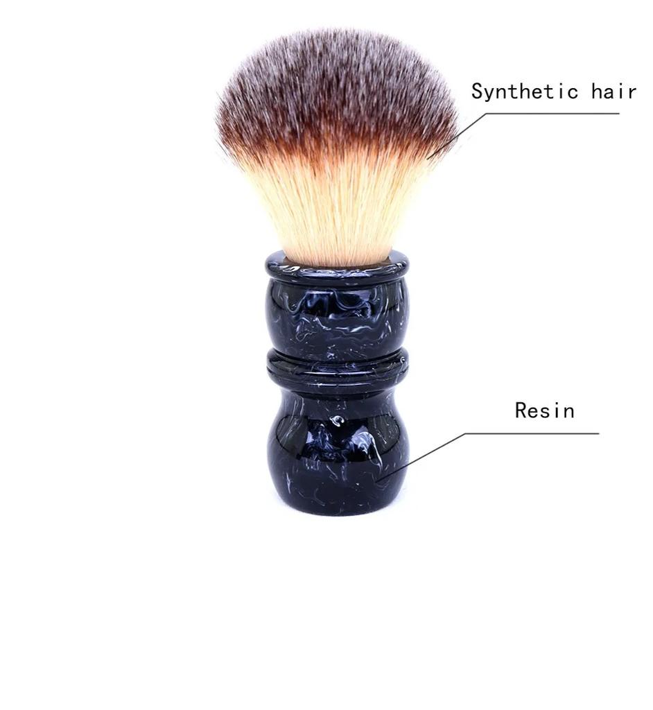 Yaqi 24MM Men's Shaving Brush Resin Handle Nylon For Men Clearance Beard Professional Barber Face Cleaning Shaving Brush Tool