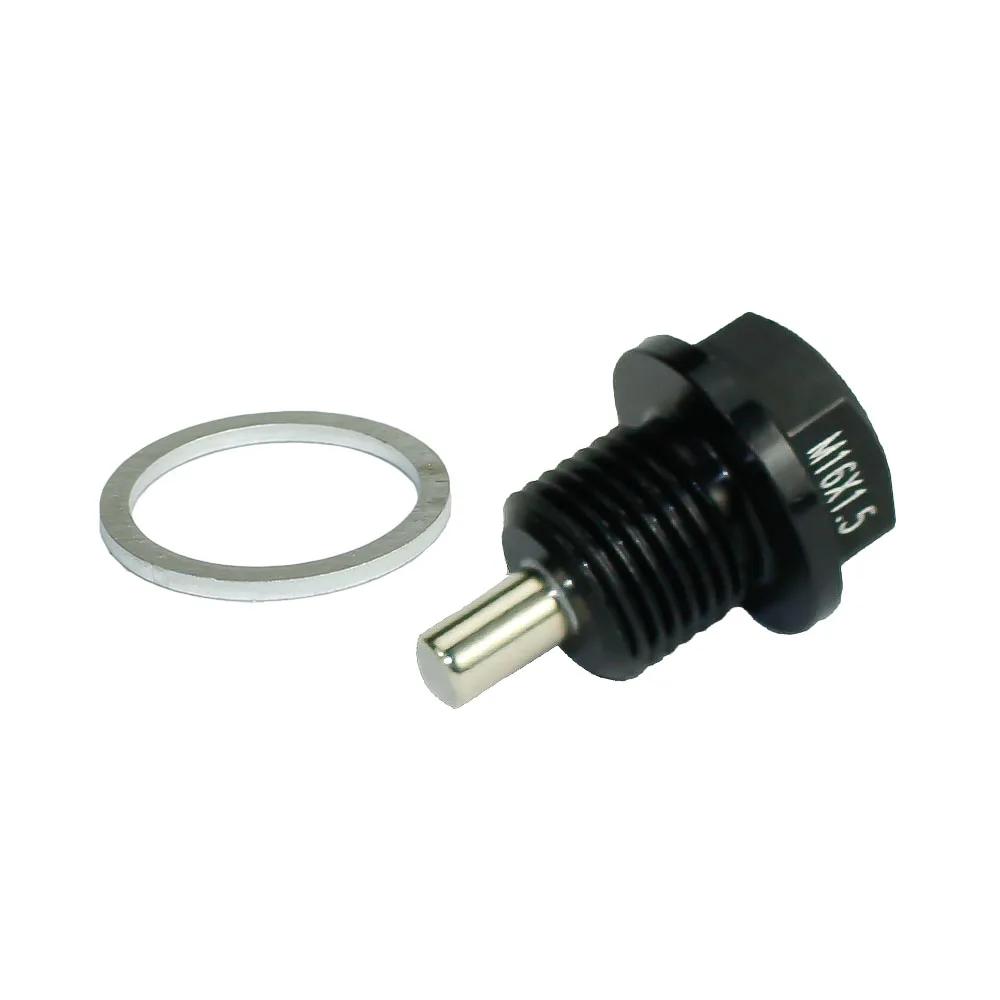 M16*1.5MM Magnetic Oil Drain Plug/Oil Sump drain plug For Most BMW,Toyota Scion( Vehicles with 16x1.5 threaded) чёрный