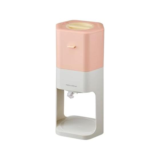 recolte Electric Shaved Ice Machine, Fluffy Shaved Ice Machine, Home Use, Compact, One Push, Compatible with Individual Ice, Taiwanese Style Shaved