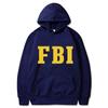 Hoodie Sleeved Long Hoodies Men Fbi Printing Men Womens Hoodies Tracksuits Jogger Pants Thick Warm Clothes Men Hoodie
