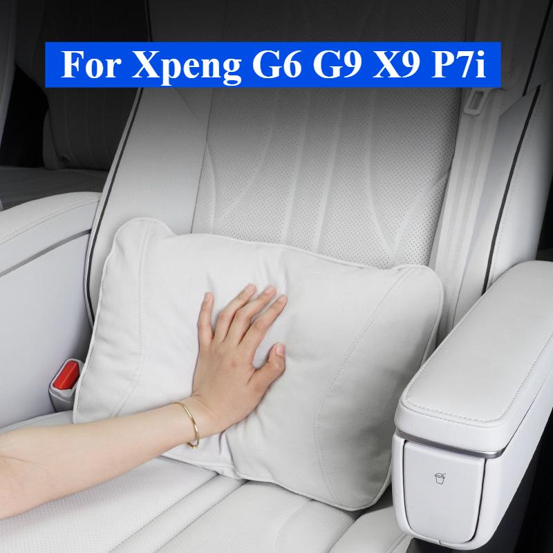 For Xpeng G6 G9 X9 P7i Headrest Neck Pillow Lumbar Support Car Seat Lumbar Head Support Neck Rest Protector Interior Accessories