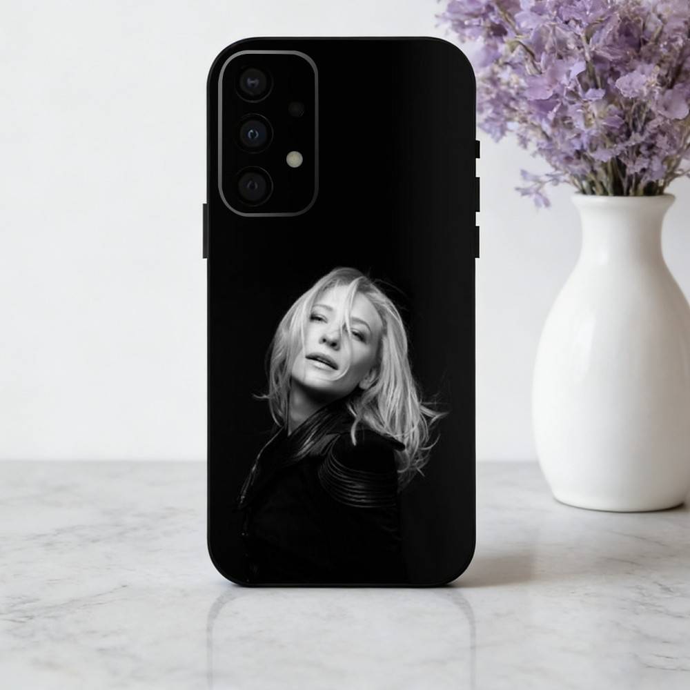 C-Cate-E B-Blanchett Actress Phone Case For Samsung Galaxy A73,A72,A71,A70,A53,A52,A51,Soft Silicone Black Cover