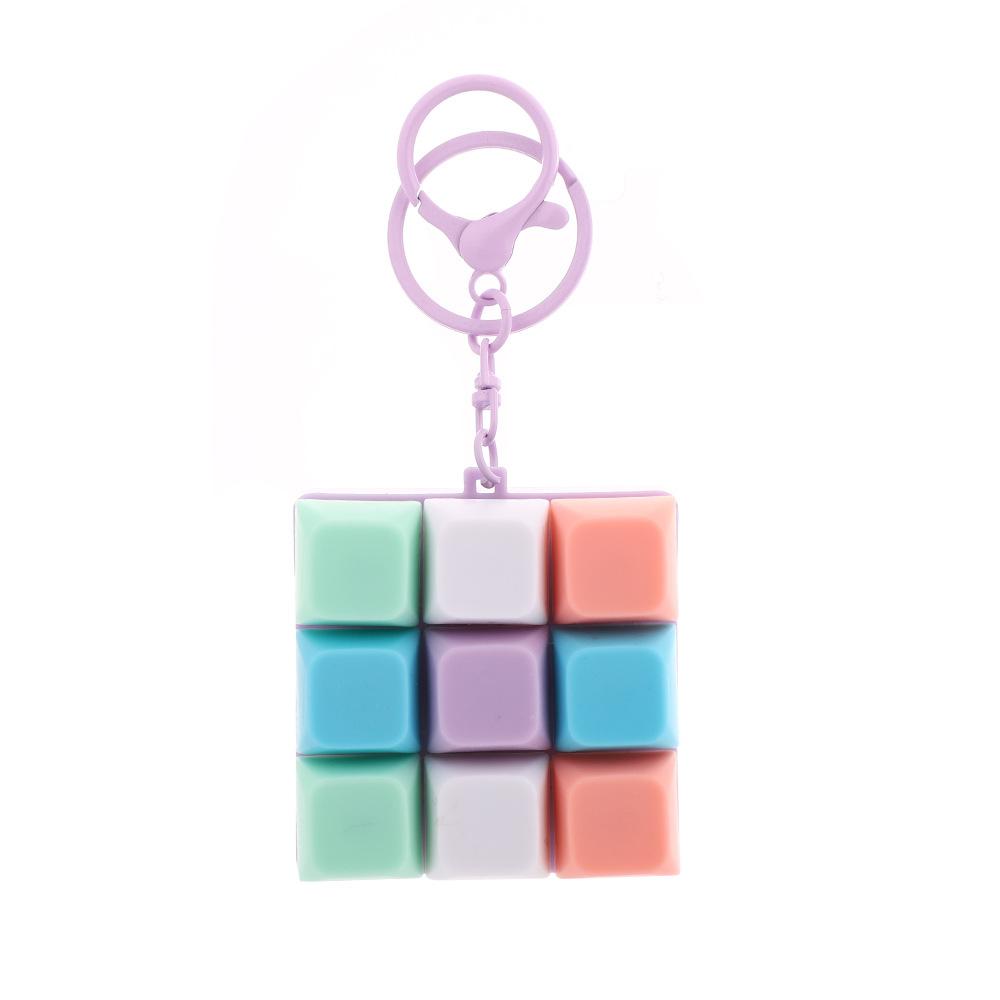 Tetris Fingertips Press Creative Buttons Keychain Design Portable Decompression Artifact