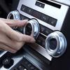 5pcs For Land Rover Discovery 4 LR4 Range Rover Sport Freelander 2 ABS Chrome Volume Air Conditioning Knob Cover Trim Accessorie