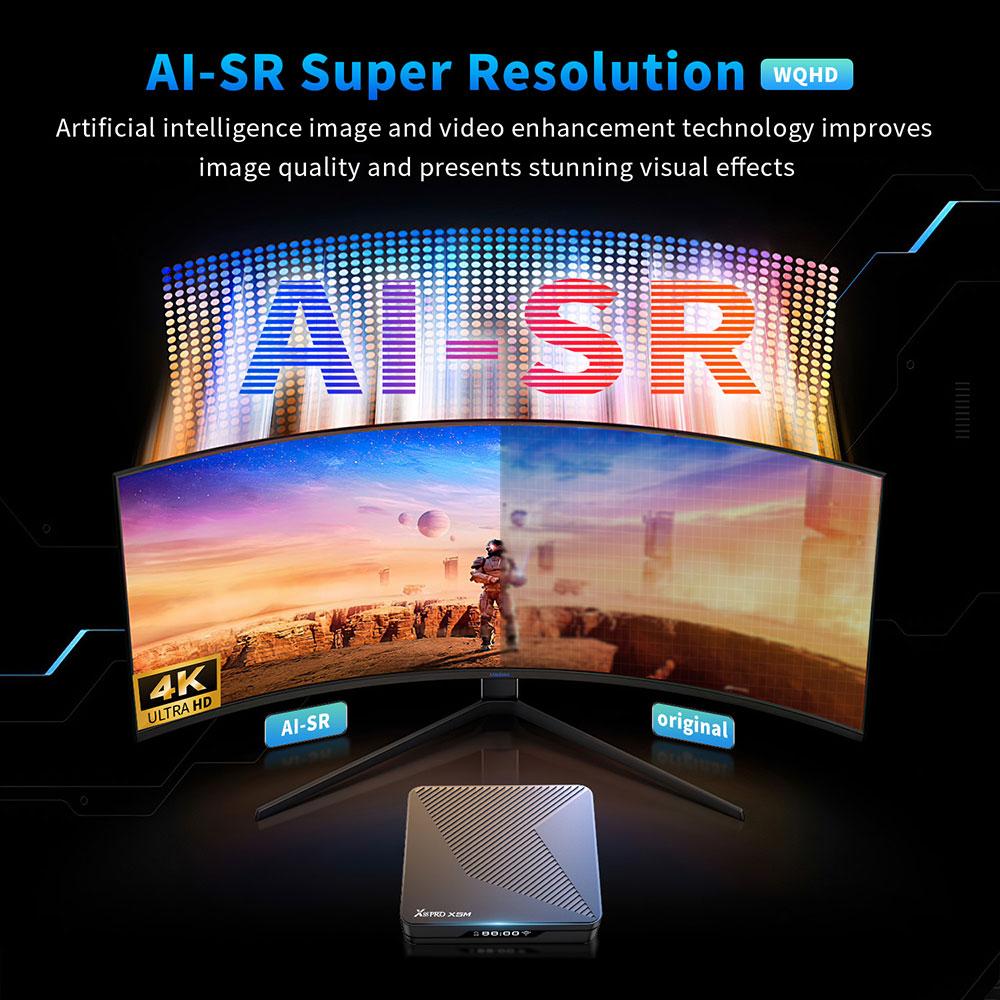 X88 Pro X5M TV Box Android14 Amlogic S905X5M Podpora 4K HDR Duální WiFi BT5.0 Set Top Box