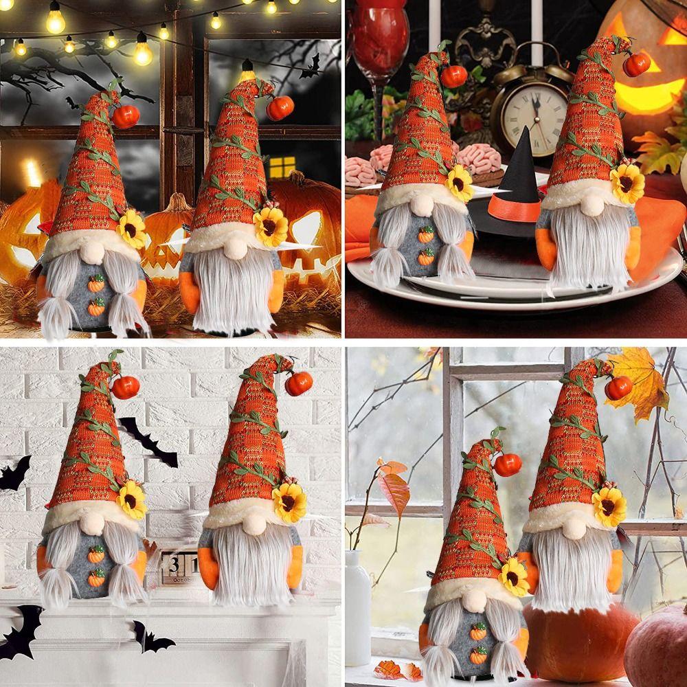 Gnome Doll Dwarf Props Doll DIY Rudolph Doll Ornaments Halloween Gnome Doll  Halloween