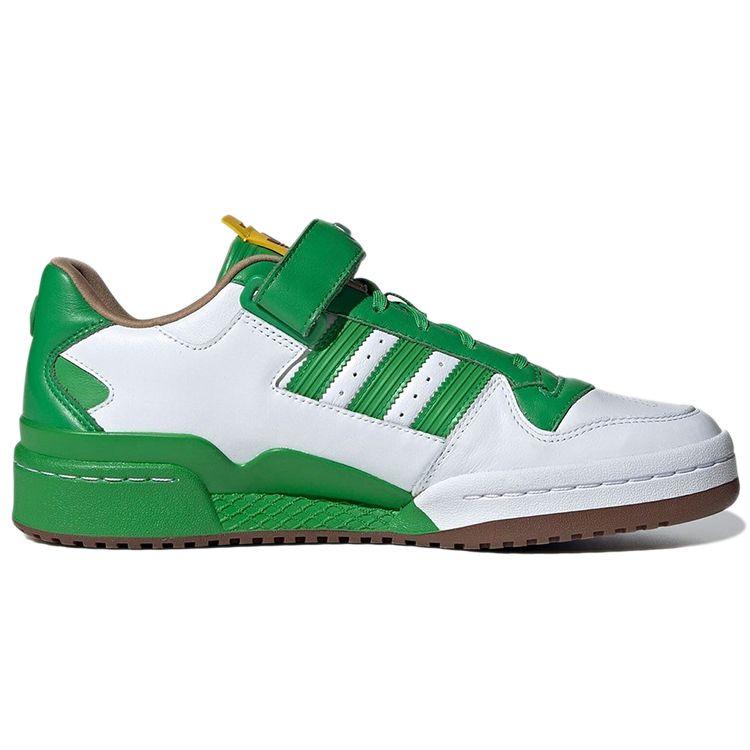 M&Ms X Adidas Forum 84 Low Green Unisex Sneakers Footwear-White Equipment-Yellow GY6314