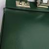 [Pre-Owned] Zumi Double G Buckle Leather Large Capacity Shoulder Crossbody Tote Bag Medium - Very Good #KV32HG