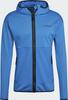 Jacket Adidas Terrex Hiking Jacket Tech Fleece Lite Hooded Shock Blue