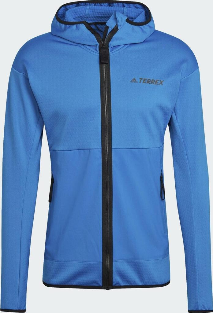 Jacket Adidas Terrex Hiking Jacket Tech Fleece Lite Hooded Shock Blue