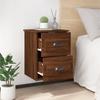 VidaXL Wall-mounted Bedside Table Brown Oak 41.5x36x53 Cm 816406