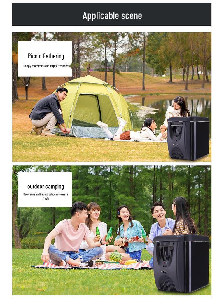 6L Portable Mini Car Refrigerator & Hot/Cold Box