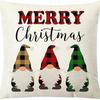 New Christmas Pillow Cover, Deer Snow Festival Decoration, Home Sofa, Living Room Pillow, Cushion Cover