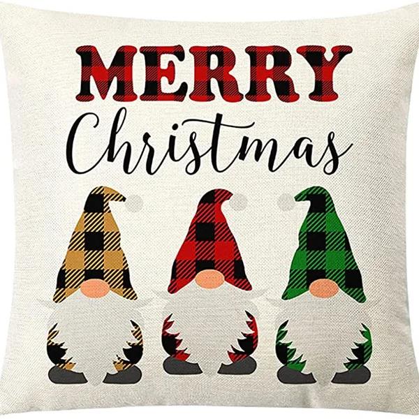 New Christmas Pillow Cover, Deer Snow Festival Decoration, Home Sofa, Living Room Pillow, Cushion Cover