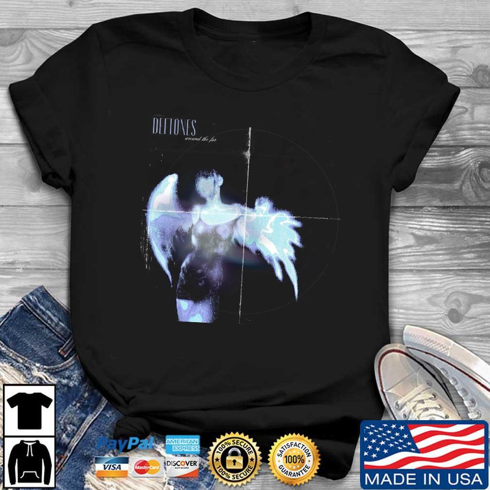 Редкая футболка Deftones вишневые волны Черная S-234XL подарок смешная A505 XL
