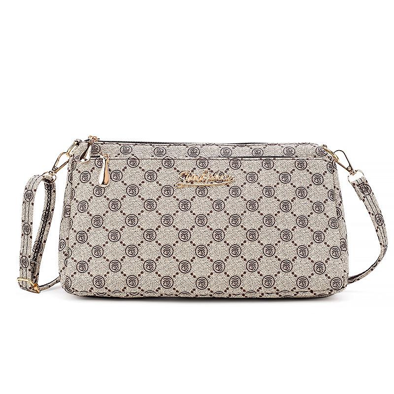 

Versatile women s bags, large-capacity messenger bags, women s shoulder bags, new fashion trends, middle-aged and elderly messenger bags, women length 28 height 17 width 7cm