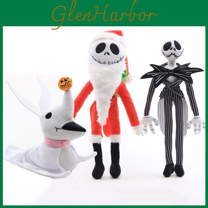 Adorabili Peluche di Jack Skellington e Babbo Natale Jack da Nightmare Before Christmas