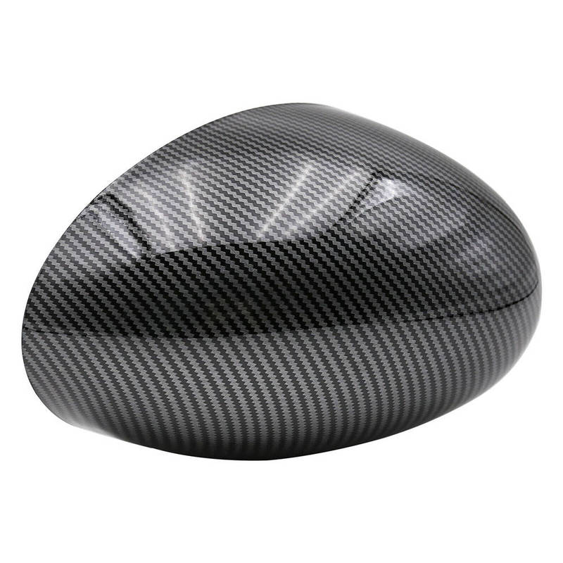 Rearview Mirror Cover Electric Side Rear View Folding Mirror Caps Gloss Black Carbon Fiber For Mini R55 R56 R57 R58 R59 R60 R61