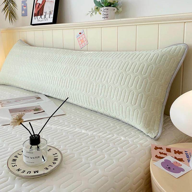 New Class A Cool Silk Small Fresh Printing Double Long 48x150cm Pillowcase Extended Couple Pillowcase Single Pillowcase