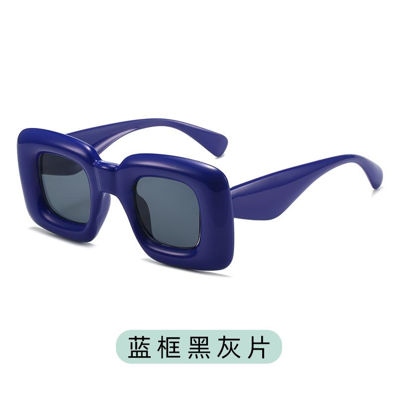 Funny Y2K Square Candy Color Women Sunglasses Shades UV400 Fashion Brand Designer Boys Girls Red Yellow Unique Glasses