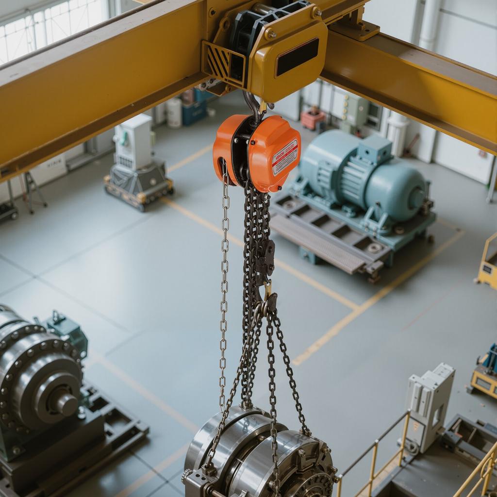 VEVOR Hand Chain Hoist, 2 Ton Capacity, Manual Chain Block with Upgrade G80 Galvanized Chain, 6 M Lifting Height