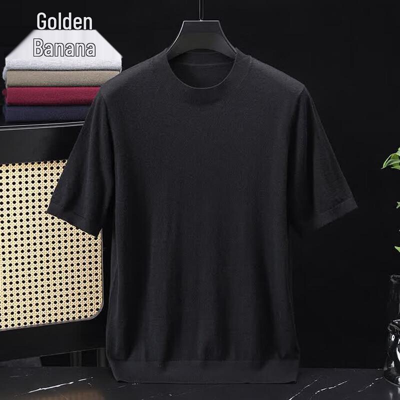 Men's 100% Cashmere Short Sleeve T-Shirt