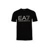 EA7 Series Round Neck Short Sleeve T-Shirt Men Tops Black 3GPT01-PJ03Z-1200