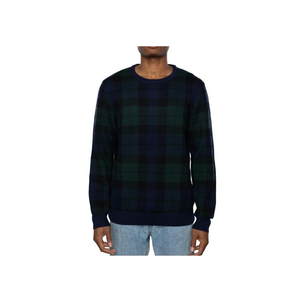 Polo Ralph Lauren Rutig Rundhalsad Pullovertröja Herrtröja Flerfärgad 710917043-001