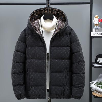 Winter Cotton Jacket Men's Short Cotton Jacket Korean Version Slim Fit Trend Down Cotton Jacket Outerwear Men's Clothing