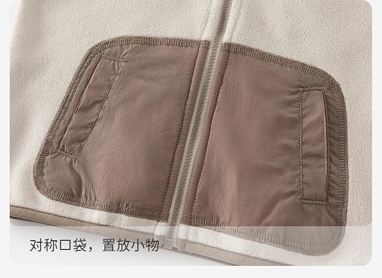 David Bella Children's Polar Fleece Coat Autumn Edition Boys' Anti static cardigan Top Boys' Baby Coat