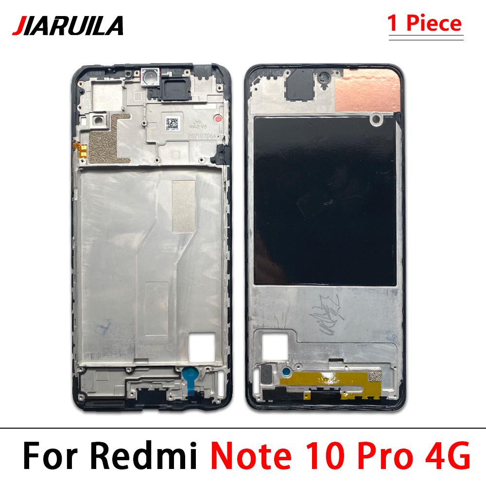 LCD Front Housing Middle Frame Screen Bezel Cover Holder For Xiaomi Redmi Note 9 10S 10 11 Pro Plus 12S 12 Pro 5G 4G
