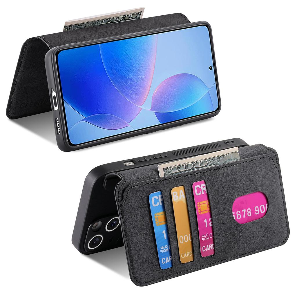 For Xiaomi Redmi K70 Pro 5G/K70 5G/Poco F6 Pro 5G Magnetic Case CASENEO Detachable Leather Phone Wallet Cover
