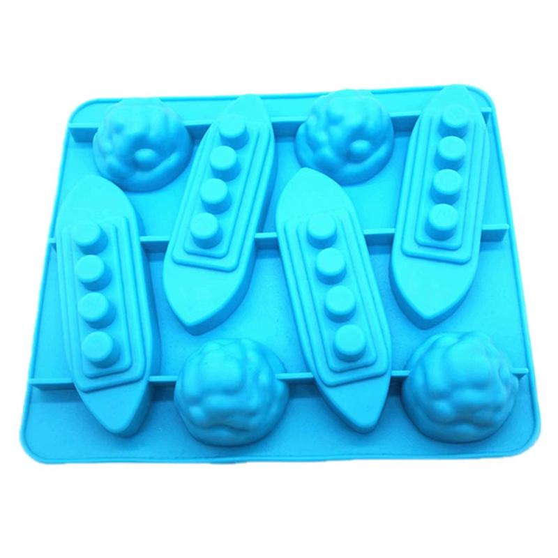 Silicone Ice Cube Trays Carving Mold Mould Titanic Shaped For Party Drinks Moldes De Silicon