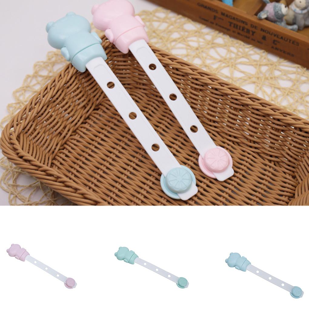 4pcs Cartoon Child Protection Lock Cabinet Drawer Furniture Anti\-Pinch Safety Bumper Adjustable Multifunctional Lock Household