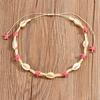 New Simple Shell Necklace Bohemia Starfish Seashell Cowrie Choker Necklace for Women Rope Chain Collar Summer Beach Jewelry Gift